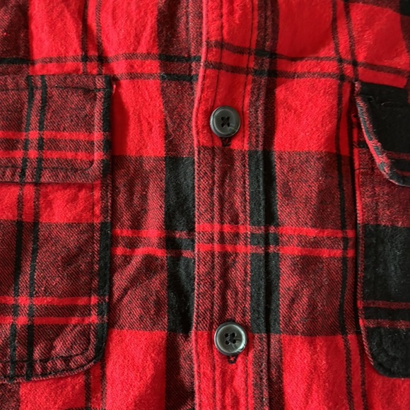 Original Use Men’s dynamic red plaid hooded flannel shirt shacket size M… - Picture 6 of 6